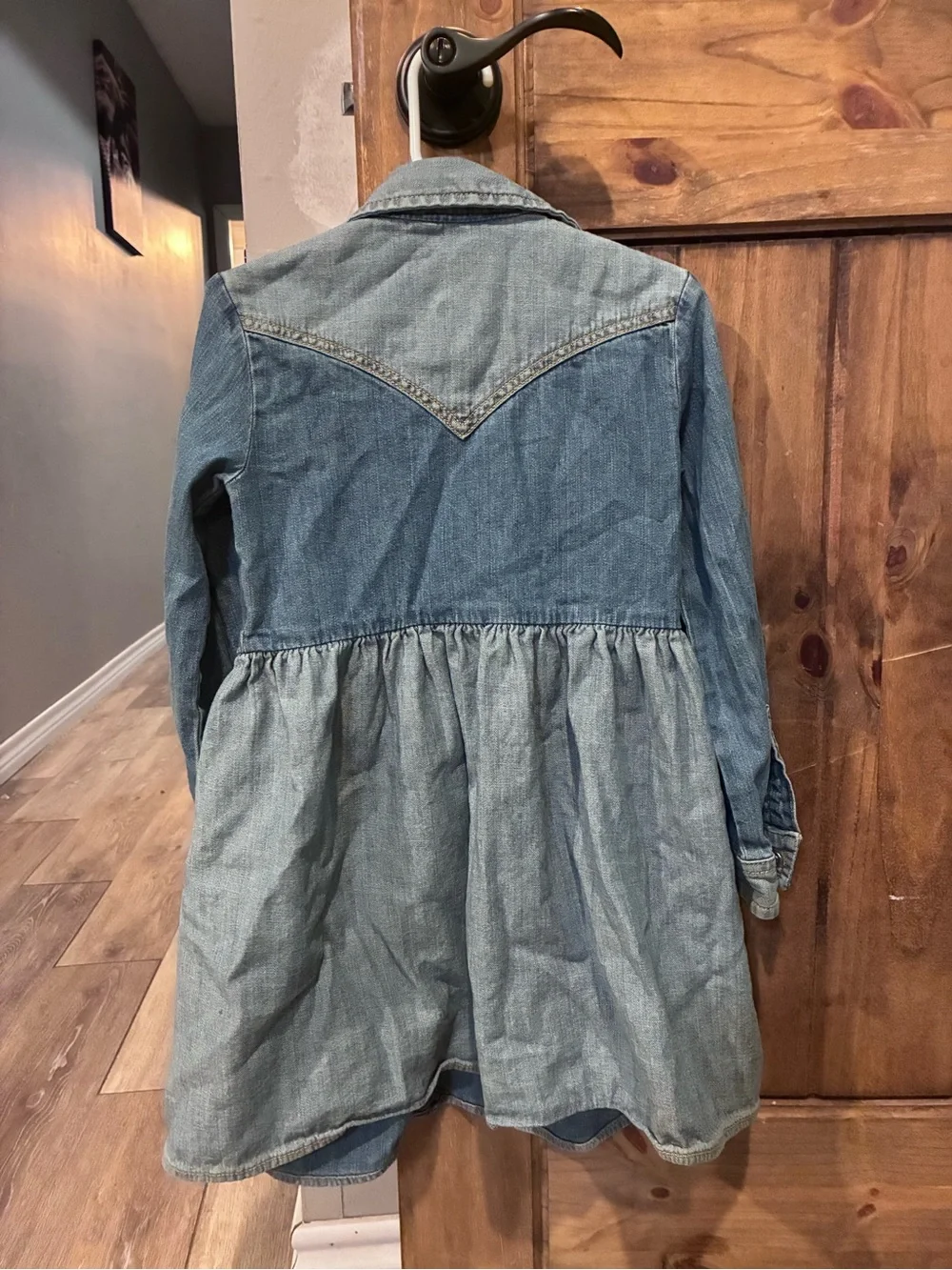 Girls wrangler denim dress size XS